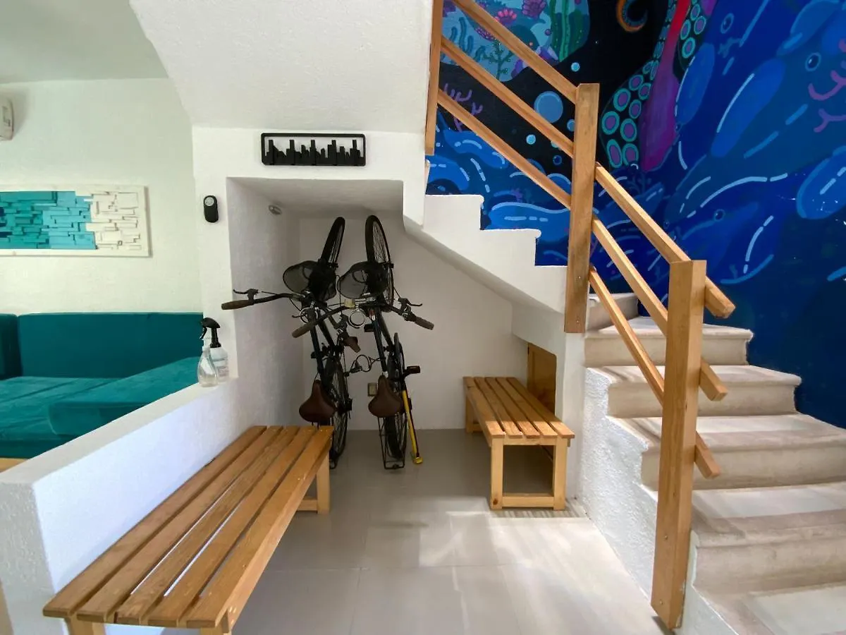 Villa Coral Cerebro de Espacio Yocte con Alberca a 10min de la 5taAv Playa del Carmen