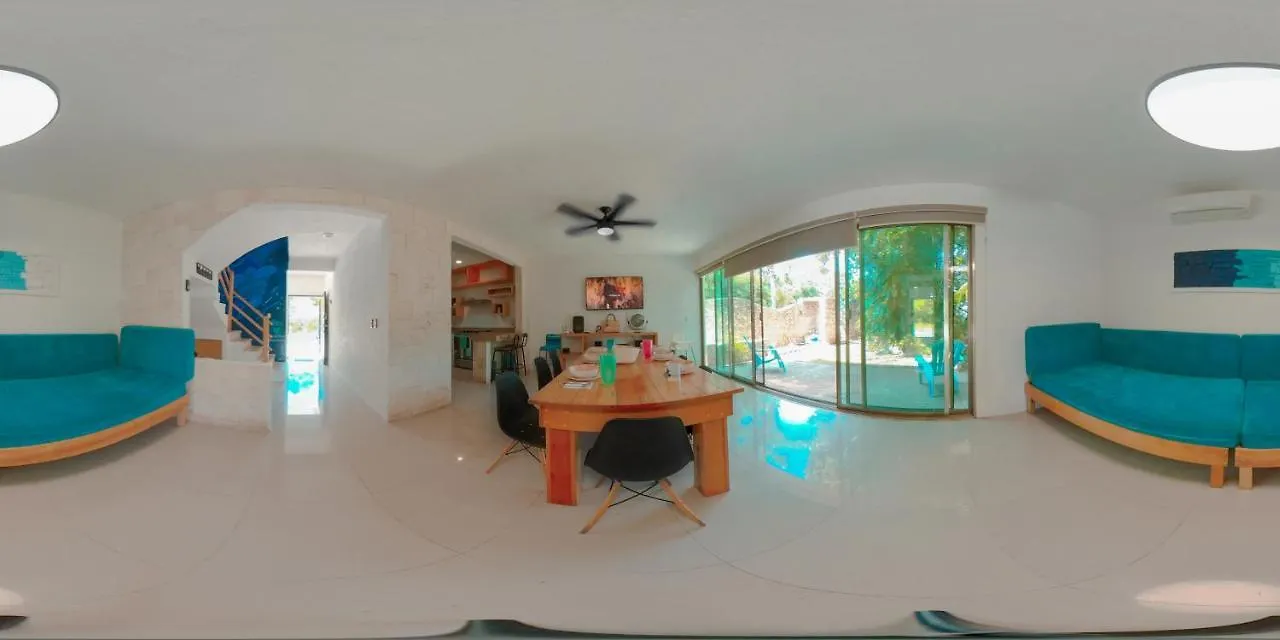 Villa Coral Cerebro de Espacio Yocte con Alberca a 10min de la 5taAv Playa del Carmen